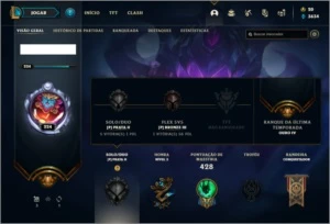 Conta prata 2 com 120 champs e 134 skins ( MAIN SUP ) - League of Legends LOL