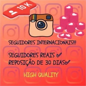 💥SEGUIDORES INTERNACIONAIS INSTAGRAM (+barato)💥 - Redes Sociais