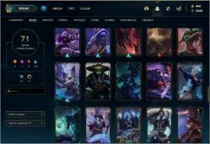 Conta SKINS EXCLUSIVAS 2016 - League of Legends LOL