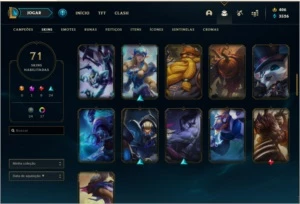 Conta SKINS EXCLUSIVAS 2016 - League of Legends LOL
