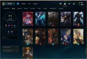 Conta SKINS EXCLUSIVAS 2016 - League of Legends LOL