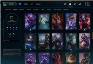Conta SKINS EXCLUSIVAS 2016 - League of Legends LOL