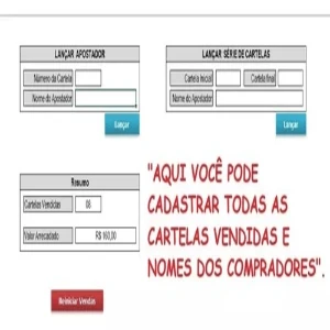 Gerador De Cartelas De Bingo Imediato - Outros