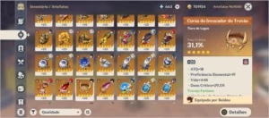 Genshin Impact NA - Mobile/PC, 7 Heróis 5* + Armas 5*