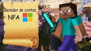 Gerador de contas NFA Microsoft no Minecraft