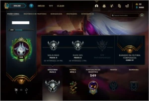Conta prata 2 com TODOS os champs e 140 skins - League of Legends LOL