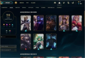 Conta LoL lvl 213 Prata II - League of Legends