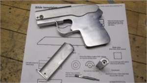 projeto pistola semi automática caseira de chapa de metal - Outros