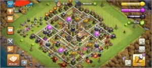 CV11 com mais de 12.000 gemas - Clash of Clans