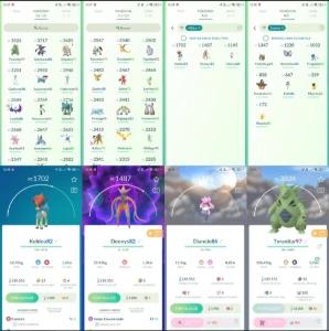 Nível 38 | 27 Lendários | 3 Míticos | 6 Shinies | L010 - Pokémon