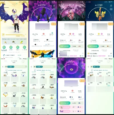 Nível 38 | 27 Lendários | 3 Míticos | 6 Shinies | L010 - Pokémon
