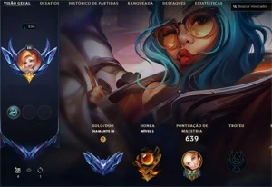 Conta lol D3 S8 ~ S12 com EA suficiente pra de nick e mts sk - League of Legends