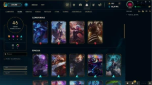 Conta Lol/Tft Platina,105 campeoes, 46 Skins - League of Legends