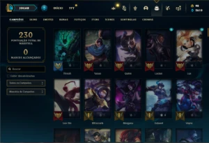 Conta prata 3 com 131 Champs e 122 Skins - League of Legends LOL