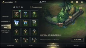 PLATINA III LV 40 + 8 SKINS + 41 CAMPEÕES + PASSE WILD - League of Legends: Wild Rift LOL WR