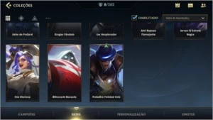 PLATINA III LV 40 + 8 SKINS + 41 CAMPEÕES + PASSE WILD - League of Legends: Wild Rift LOL WR