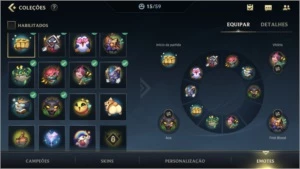 PLATINA III LV 40 + 8 SKINS + 41 CAMPEÕES + PASSE WILD - League of Legends: Wild Rift LOL WR