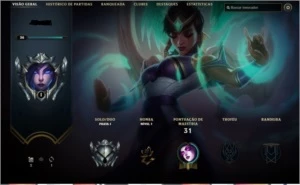 Conta ouro 2 + conta prata 1 - League of Legends LOL