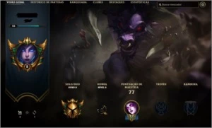 Conta ouro 2 + conta prata 1 - League of Legends LOL