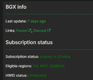 bgx 23 dias super barato - League of Legends LOL