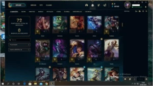 Conta OURO 4, 35K EA - League of Legends LOL