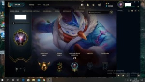 Conta OURO 4, 35K EA - League of Legends LOL