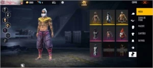 Conta free fire muito rara com primeiro passe de elite
