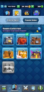 conta clash royale 7 anos nvl 36