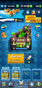conta clash royale 7 anos nvl 36