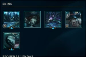 Conta diamante 4 com mmr alto / 71% winrate com espólios - League of Legends LOL