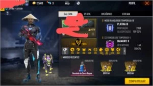 Vendo conta no FF - Free Fire
