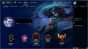 Conta League of Legends Gold V LOL