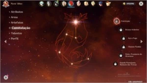 Genshin TOP ACC - AR46 -> Diluc constelação+Venti+Klee+Razor - Genshin Impact