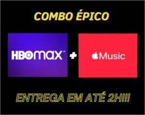 HBO MAX - 1 mês + APPLE MUSIC - 3 meses (TOTALMENTE SUA) - Assinaturas e Premium