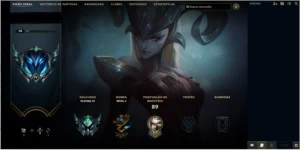 CONTA DE LEAGUE OF LEGENDS PLATINA LOL