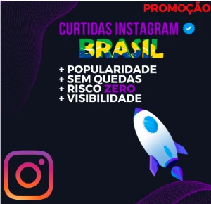 Curtidas Instagram - Brasileiras - Redes Sociais