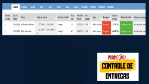 Planilha para Controle de Entregas - Outros