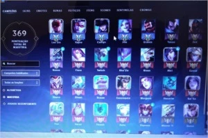 Conta platina 4 solo/duo 116 skins mmr alto - League of Legends LOL