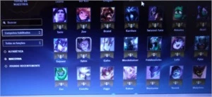 Conta platina 4 solo/duo 116 skins mmr alto - League of Legends LOL