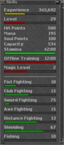 Varias Contas Paladin, Knight e Druid em Quilia e Phytera - Tibia