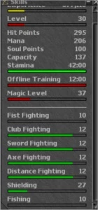 Varias Contas Paladin, Knight e Druid em Quilia e Phytera - Tibia