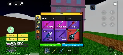 Conta Blox Fruits Lv MAX 2800 + CDK + Soul Guitar + Mamute - Roblox