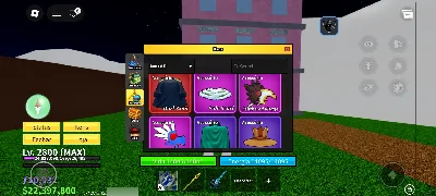 Conta Blox Fruits Lv MAX 2800 + CDK + Soul Guitar + Mamute - Roblox
