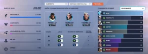 Overwatch conta nível 950 com várias skin raras e de loja - Blizzard