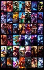 Vendo conta no lol: Gold S5, 84 campeões, 42 skins. - League of Legends