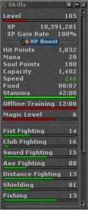 Vendo dois Ek's em Pythera na mesma conta. - Tibia