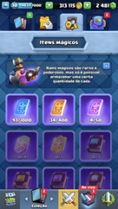 Conta Clash Royale Lvl 11 300 mil de ouro e 2500 gemas!!