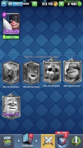 Conta Clash Royale Lvl 11 300 mil de ouro e 2500 gemas!!