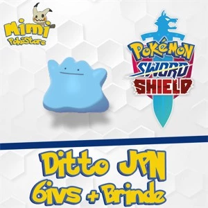 Ditto Japonês Jpn 6ivs + Brinde - Pokémon Sword E Shield - Outros