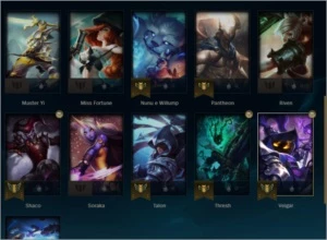 Conta LOL lvl 30 upada na mão - League of Legends